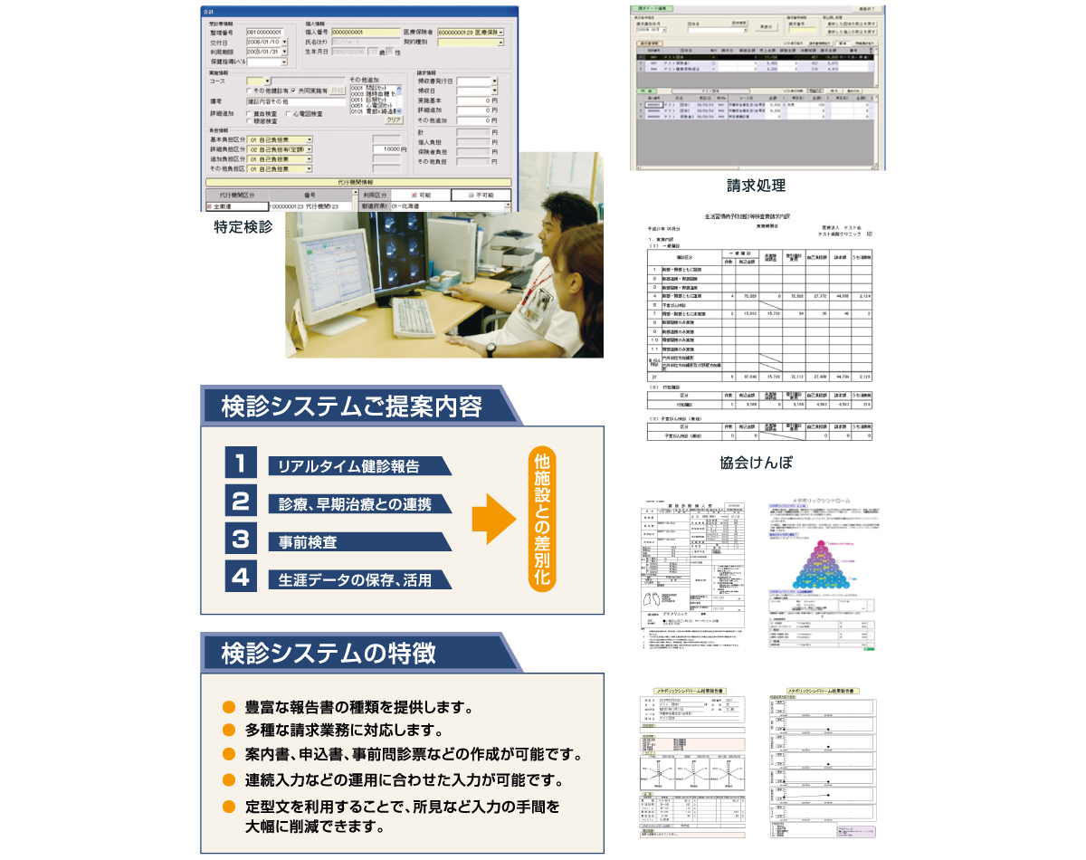 MI健診・人間ドックシステム